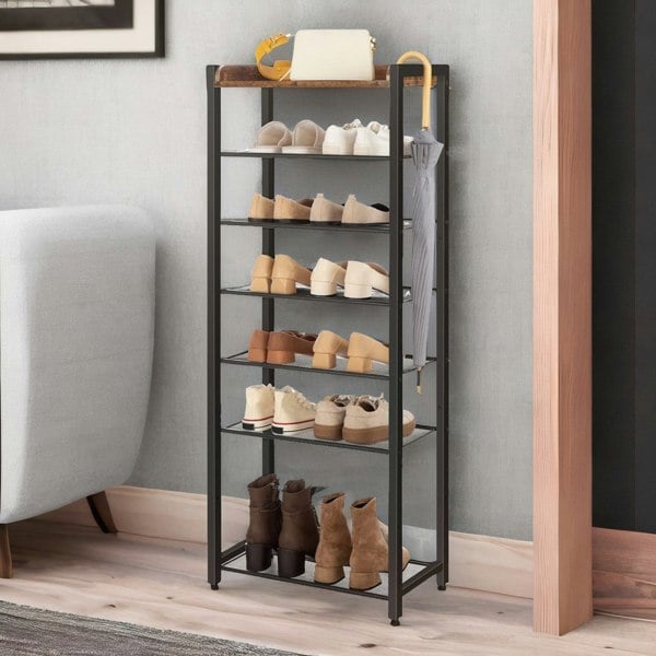 Rafaelo Mobilia 8 Tier Shoe Rack