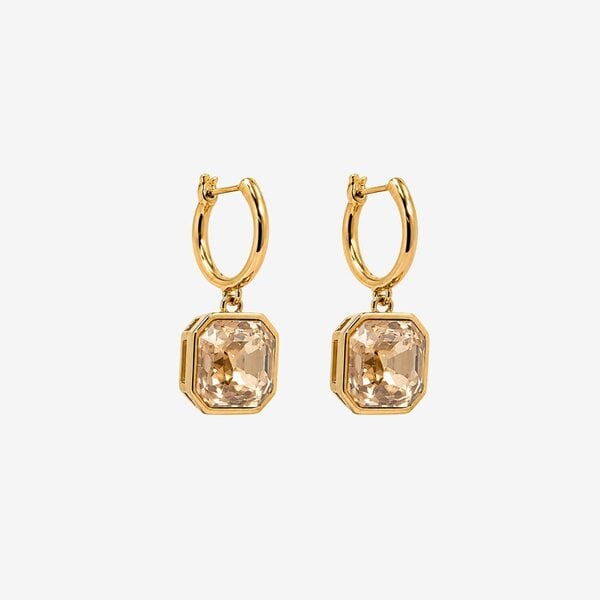 Uchi & Soto Shikaku Square Stone Hoops
