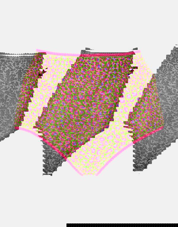 British Boxers Multipack 4 Pairs of Women's Bamboo Full Briefs – Wild Cat