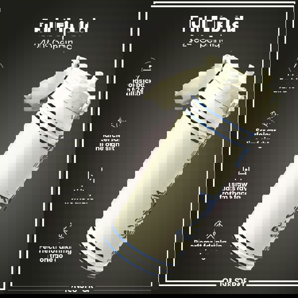 ION8 NFL x ION8 Insulated Steel Water Bottle, NFL Cowboys, 750ml (24oz)