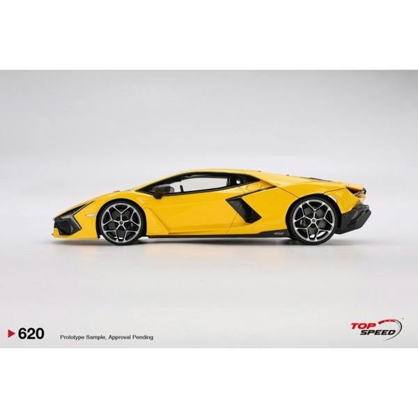 a yellow sports car on a white background