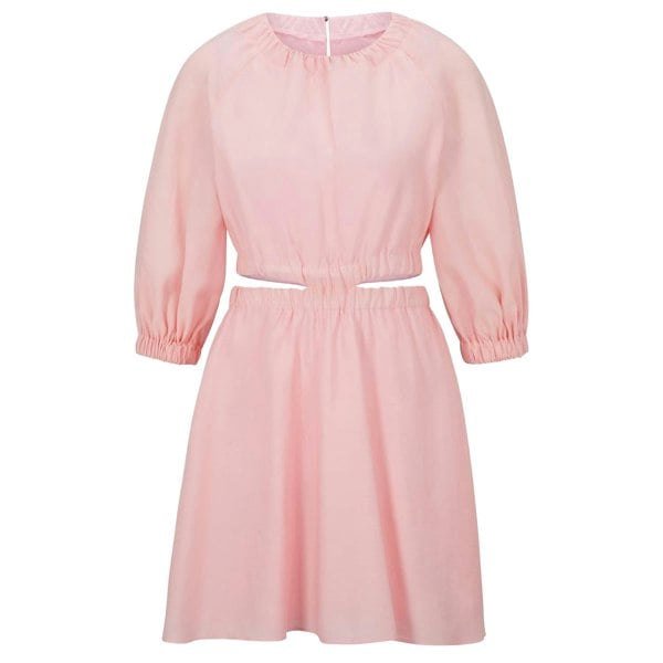 Hugo Womens/Ladies Kang Cut Out Dress - Pink