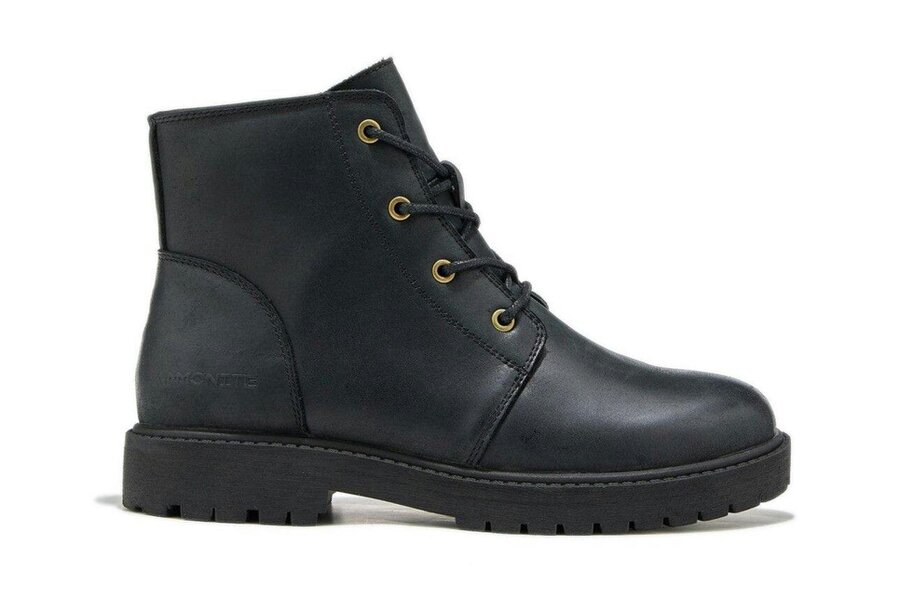 AMMONITE Women's Water-Resistant Portland Boots | Black