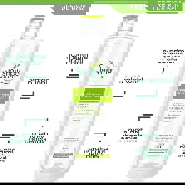 Simple Kind to Skin Make-Up Remover Micellar Cleansing Water 200ml