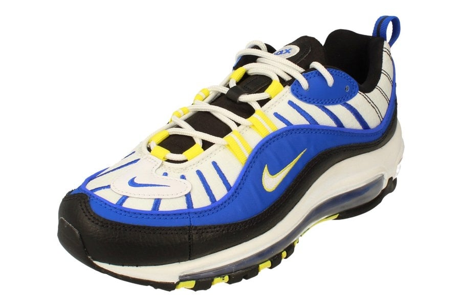 Nike Air Max 98 Mens 640744  400 - Racer Blue White Black 400 - Photo 0