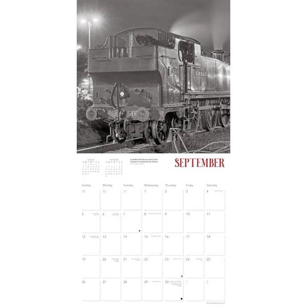 In Celebration of Steam Trains Calendar 2027, Wall Calendars, Month To View, Transport, Gift