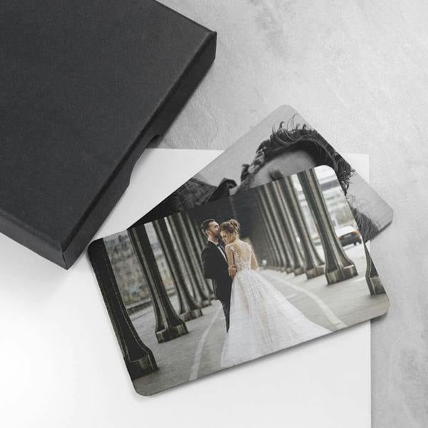 Personalised Favourite Memory Metal Wallet Insert - lifestyle shot