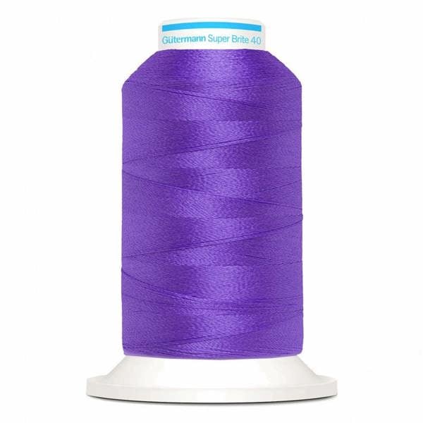 Gutermann Super Brite Polyester 40 Embroidery Thread 1000m Polyester Thread Suitable For Embroidery