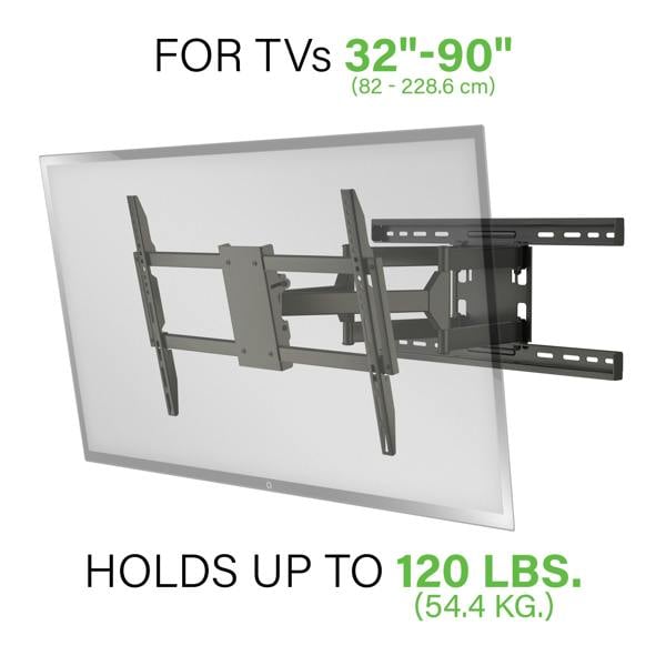 Cello Full-Motion Wall Mount For 32” – 90” flat-panel TVs