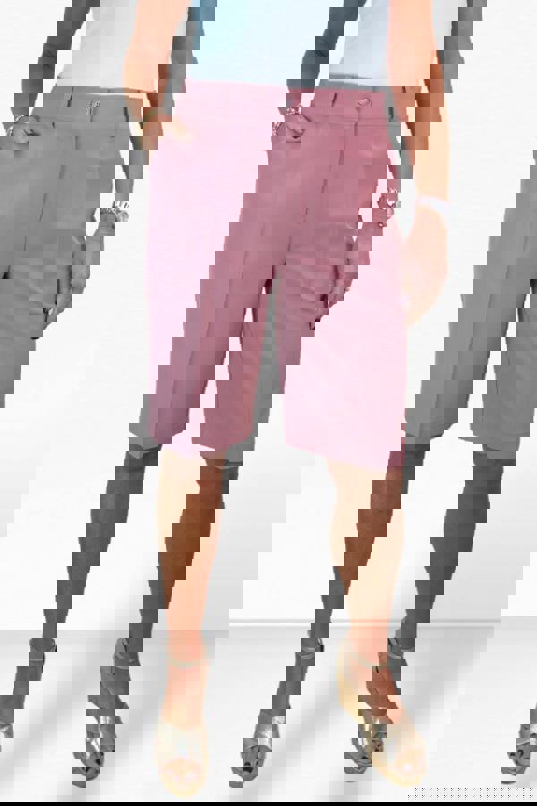 Paulo Due Women's Smart Pleated Tailored Shorts