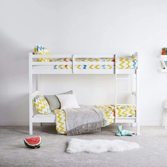 Kosy Koala Bunkbed Kids white 3ft twin wooden bunk bed with 2 mattresses childrens bedroom furniture