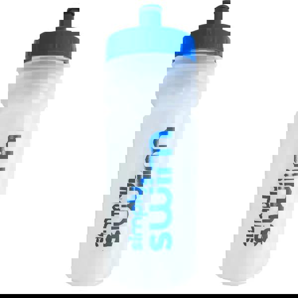 Simply Swim 500ml sport water bottle with blue lid