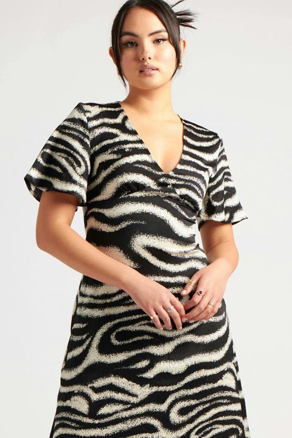 Urban Bliss Zebra Empire Midi Dress