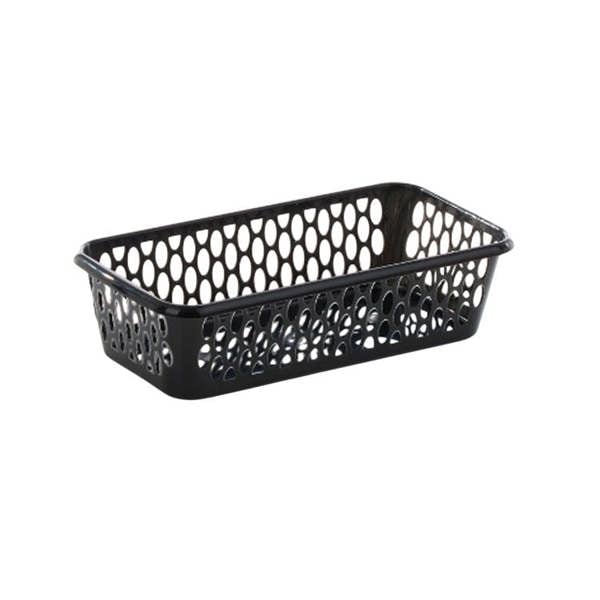 Leecroft 20cm Handy Basket Black 10 x 20 x 5cm - One Colour - 