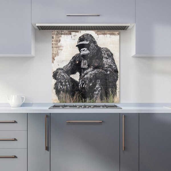 Warren Reed - Designer Urban Gorilla: Banksy-Inspired Street Art Kitchen Splashback