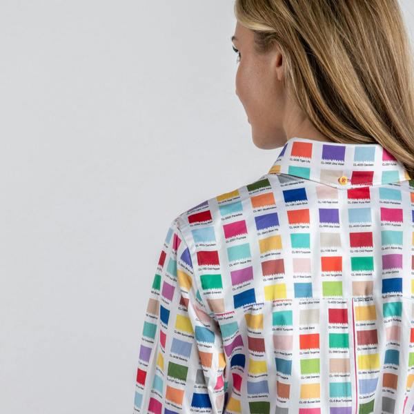 COLOUR CODES WOMENS PRINT SHIRT - Premium Men's Patterned Shirt by Claudio Lugli | Bold Design, Tailored Fit, Best Printed Shirts