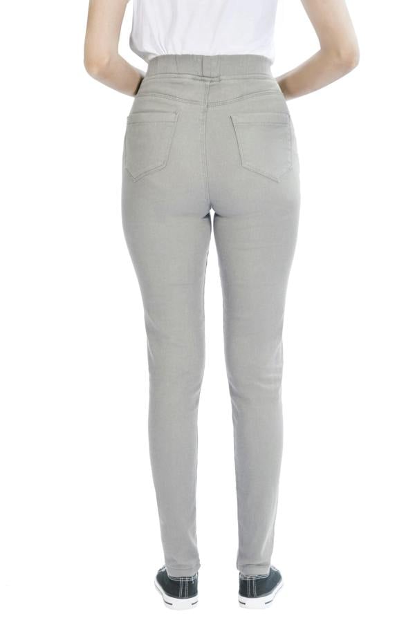 Smart Living Women's Stylish Skinny Fit Denim Jeggings with Pockets - Trendy & Comfy - Mid Grey
