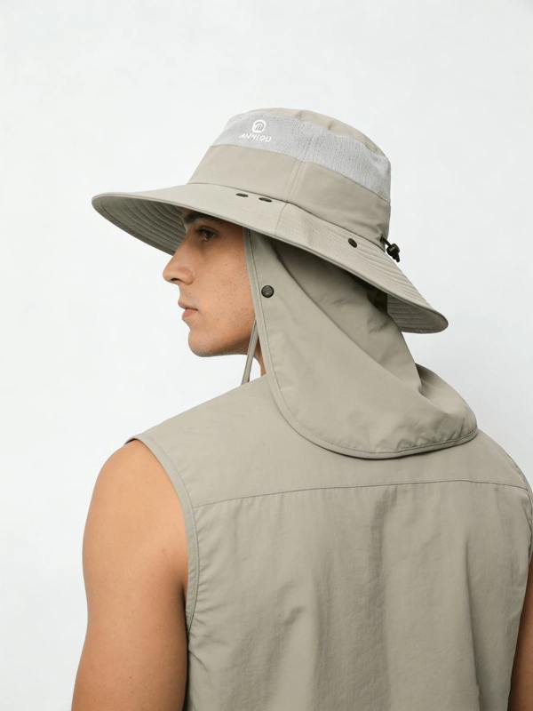 Anniou UPF 50+ Bucket Hat with Face & Neck Cover