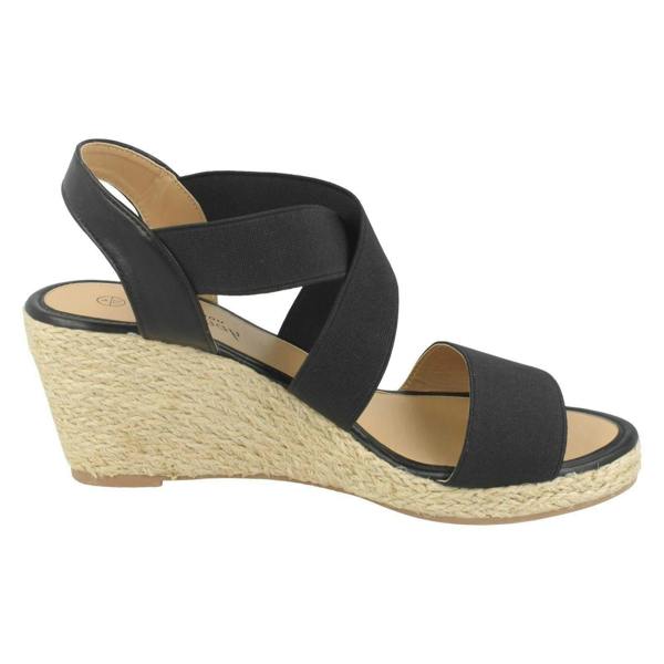 Savannah Ladies Savannah High Rope Wedge Sandals