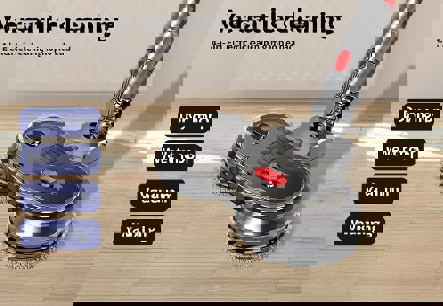 Electric Motorised Mop Head for Dyson V7 V8 V10 V11 V15 Vacuum Cleaners 6 Pads