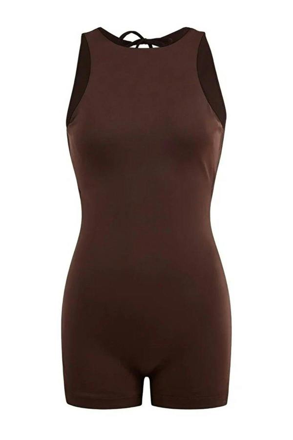 WOVCOR Surfer Style Regular Swim Shorts with Back Detail