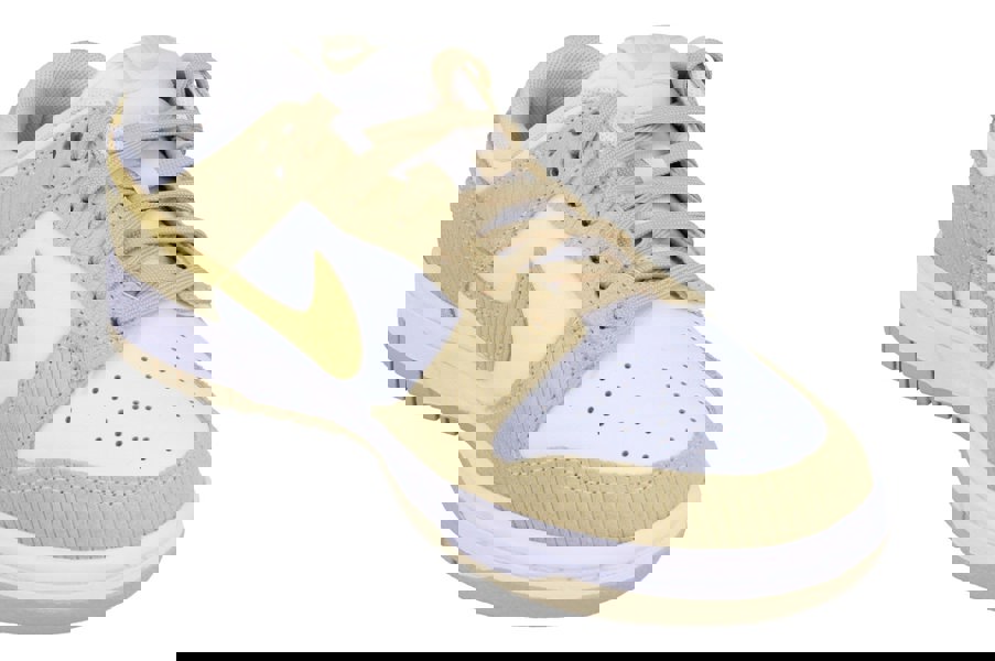 Nike Womens Dunk Low Trainers Fn7167  700 - Albaster Soft Yellow White 700 - Photo 3