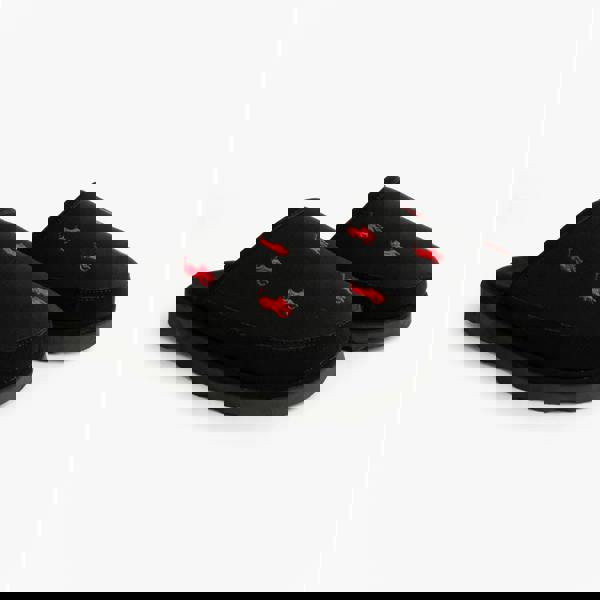 Polo Ralph Lauren Polo Ralph Lauren READE Suede-Trim Polo Pony Scuff Mule Slipper