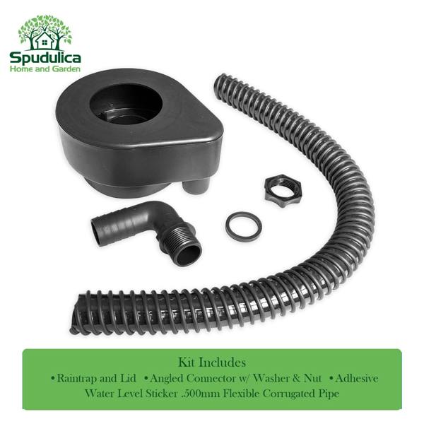 Spudulica Home & Garden Harcostar Rain Diverter Trap – Downpipe Rainwater Diverter for Water Butts