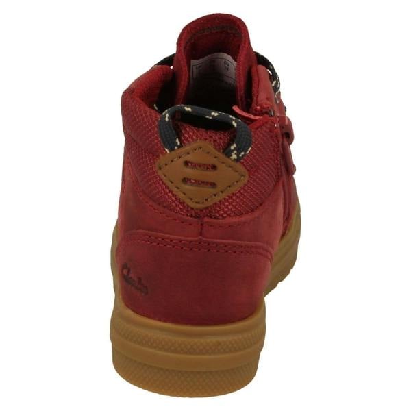 Clarks Boys Clarks Lace Up Detailed Ankle Boots Nova Hike T