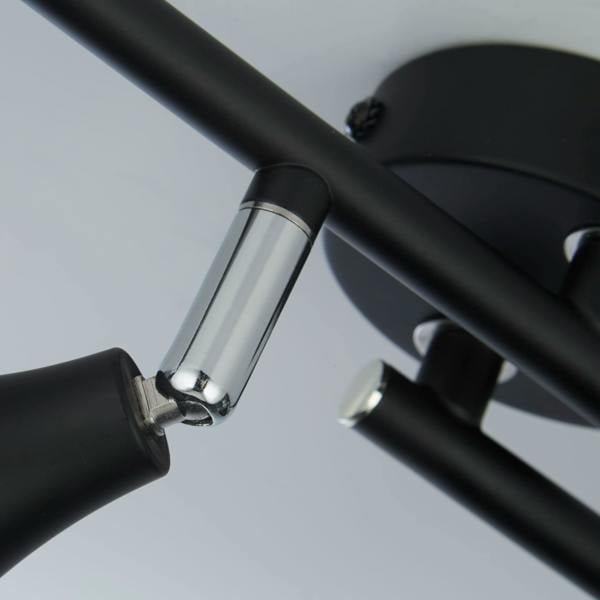 Lighting Collection 4 light spotlight - Black