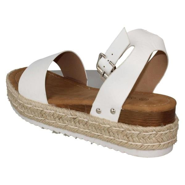 Savannah Ladies Savannah Ankle Strap Wide Fit Sandals F12042