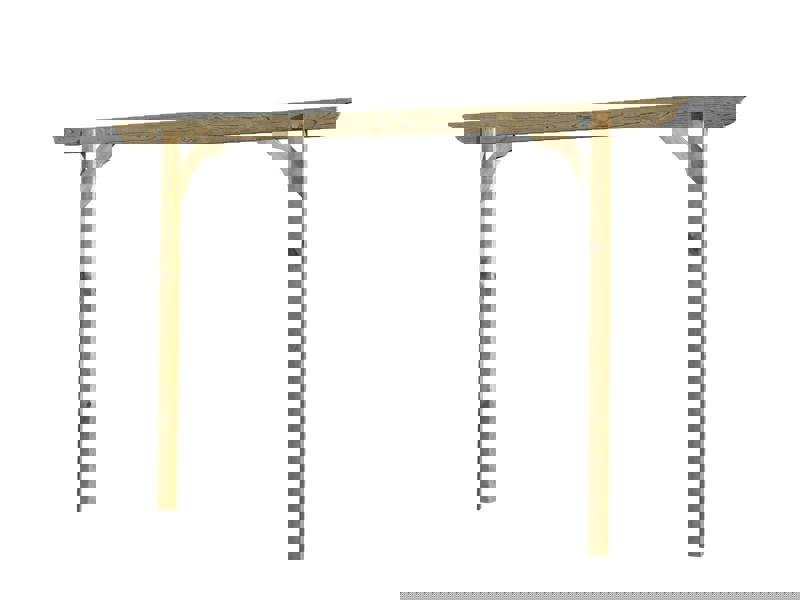 Arbor Garden Solutions Screen Pergola, Plant Climbing Arbour - Longhorn Sculpted Brace