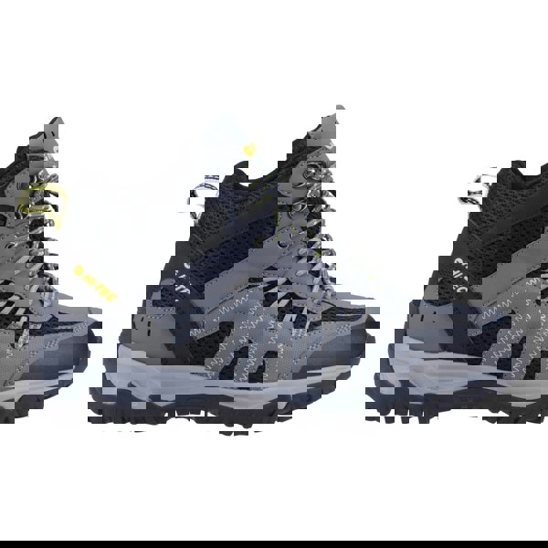 Hi-Tec Jaguar Mid Polyester Men's Graphite/Black/Citron Hiking Boots