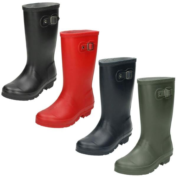 Spot On Childrens Spot On Buckle Detail Wellington Boots