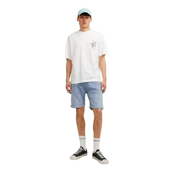 Jack And Jones Mens Chris Original Denim Jean Shorts - Blue Denim - 