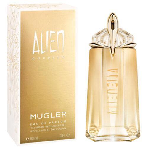 Mugler Alien Goddess 90ml Eau De Parfum EDP Rechargeable Refillable Spray For Her