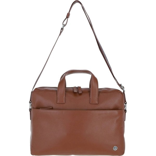 'Commandeer' Real Leather Laptop Bag: 64547