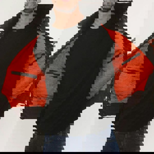 Leather Company Men's Leather Bomber Jacket Fur Collar Aviator Coat