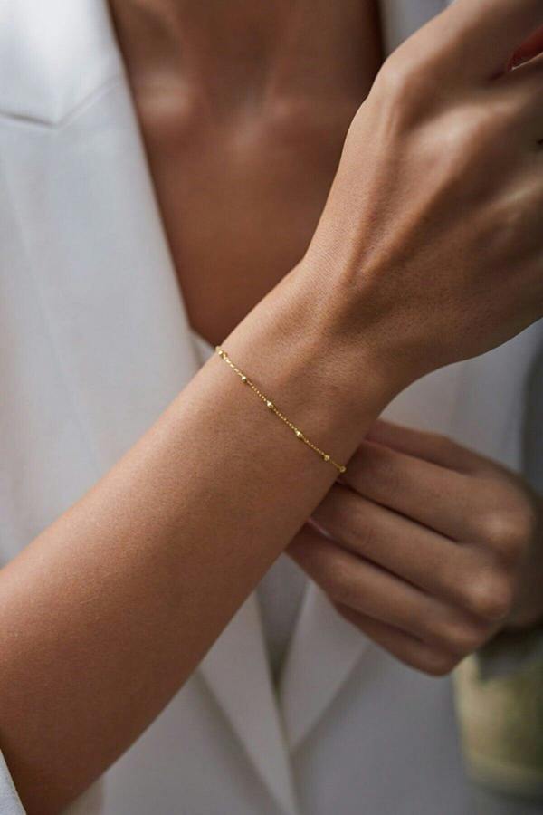 Spero London Sterling Silver Beaded Bracelet Layering Set