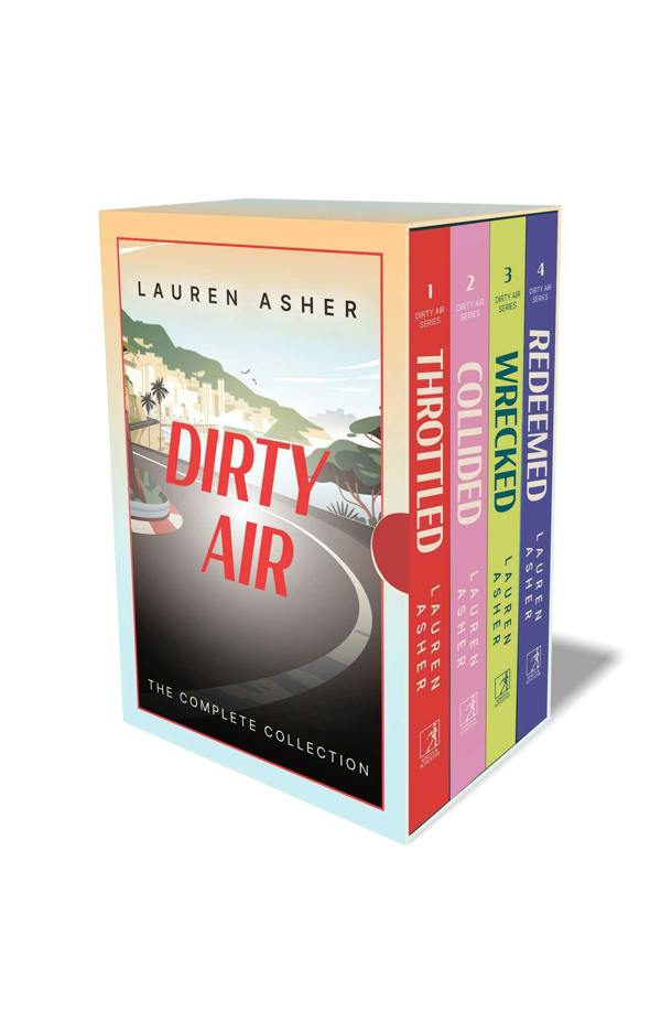 Lauren Asher The Dirty Air Series 4 Books Collection Box Set (Throttled, Collided, Wrecked & Redeemed)