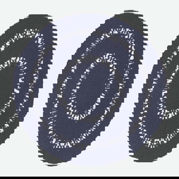 HOMESCAPES Crochet Braided Rug