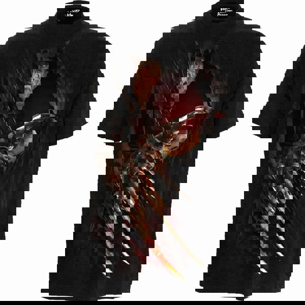 FREDDY CLAWS - ELM STREET - T-Shirt Black