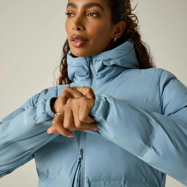 Regatta Womens/Ladies Altoro Longline Padded Jacket - Dusky Blue - Dusky Blue - 100% Recycled Polyester