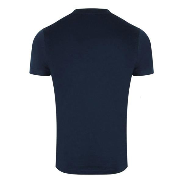 Diesel Mens Industries Premium Cotton T-Shirt - Navy Blue - 