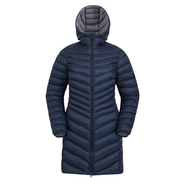 Mountain Warehouse Womens/Ladies Florence Long Padded Jacket - Navy