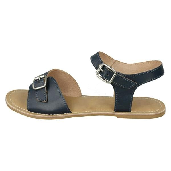 Leather Collection Ladies Leather Collection Ankle Strap Sandals
