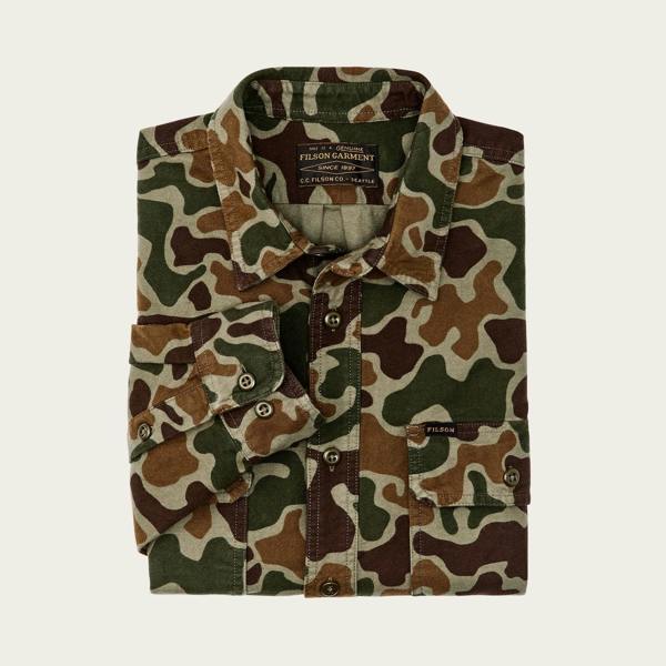 Filson Field Flannel Shirt - Frog Camo