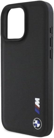 BMW Smooth Rubber Logo Case for iPhone 16 Pro Max 6.9" Black - BMHCP16X23PUSRK
