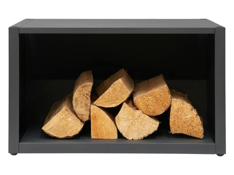 OKO S3/S4 Bio Ethanol Stove Log Store in Charcoal Grey