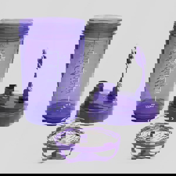 Phoenix Fitness Purple Compartment Protein Shaker